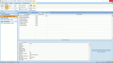 Membuat DATABASE sederhana menggunakan Microsoft Office Access