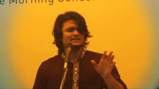 Balraj shastri performs a solo rendition of the raag gurjari todi
“baras ughad gayo megha” as opening track for surprabhat at
herbert d’souza hall, s...