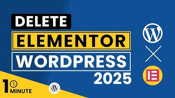 How To Remove Elementor From WordPress 2025 | Delete Elementor From WordPress