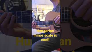 good ol hungarian minor scale #guitar #acoustic #noodling #shorts #fyp