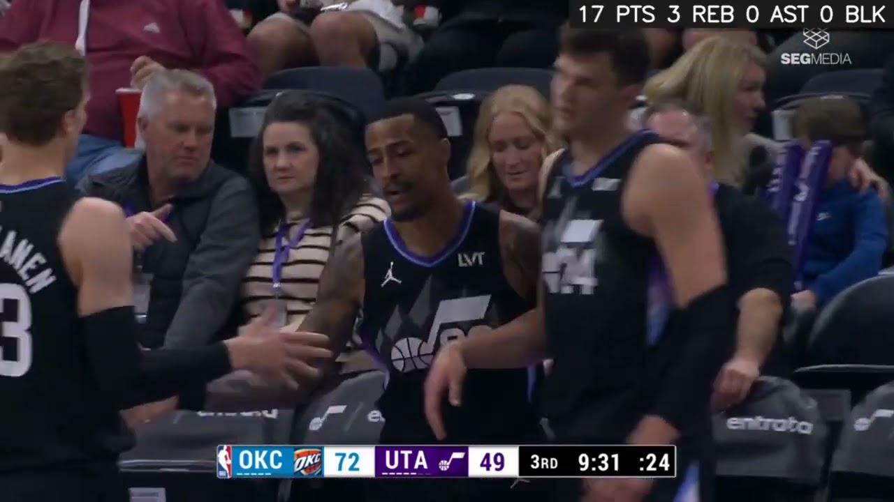 JOHN COLLINS vs OKLAHOMA CITY THUNDER | 26 PTS - 3 REB - 1 AST - 1 STL | 02-22-2025 Highlights