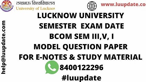 BCOM|SEM|III|V|I|EXAM|DATE|MODEL|QUESTION|PAPER#lu