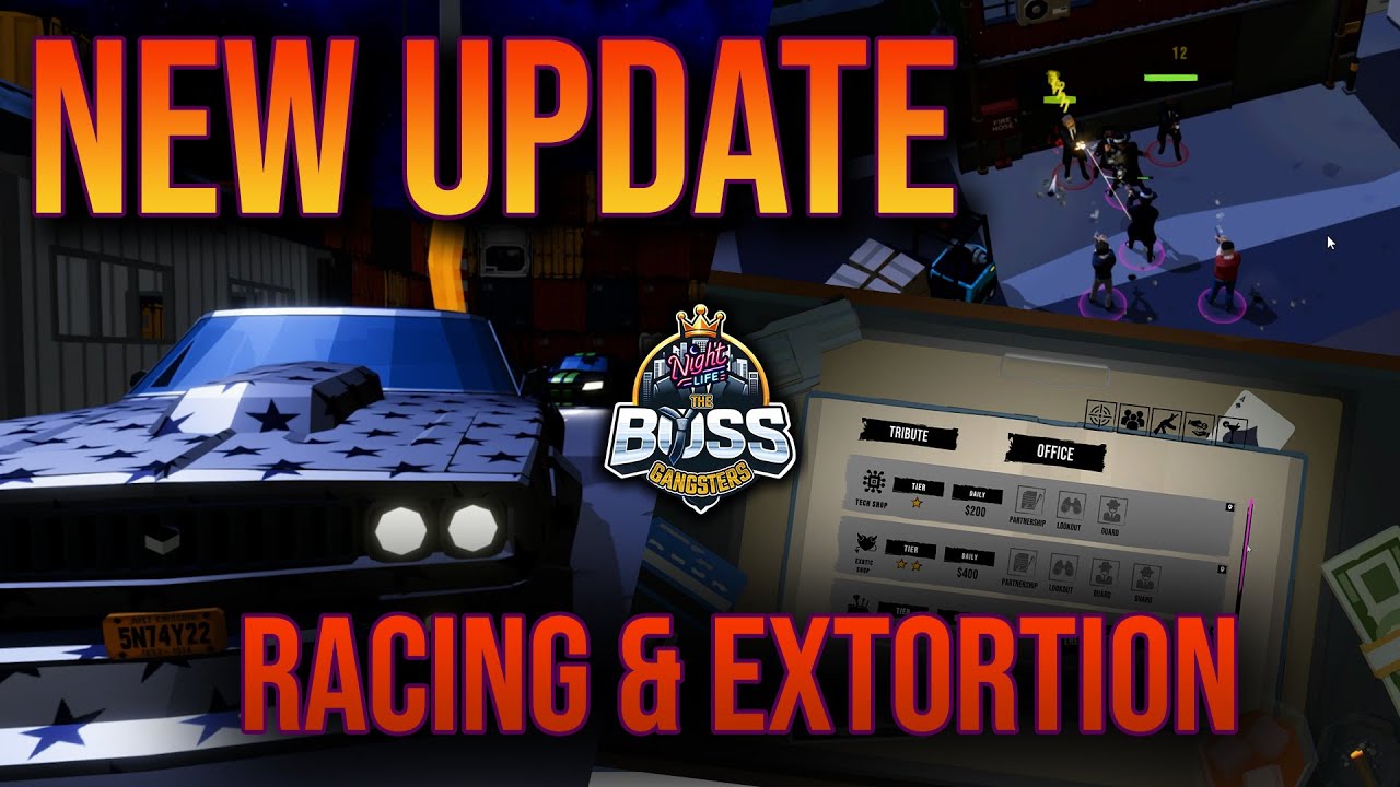 NEW UPDATE!🔥 Underground Racing, Extortion System & Smart Traffic | The Boss Gangsters: Nightlife
