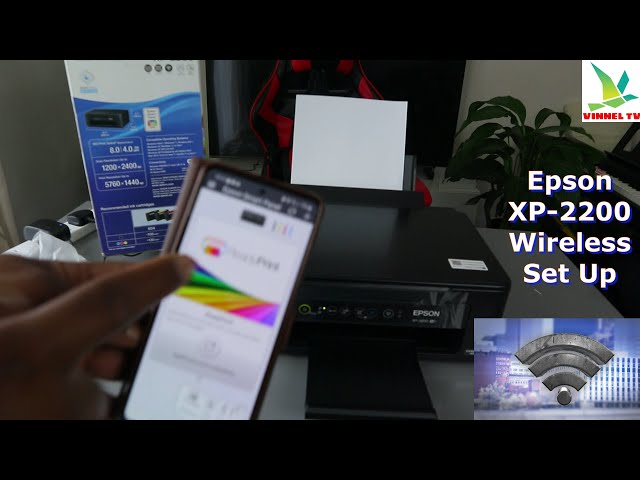 How To Set Up /Connect Epson XP-2200 Wireless Printer To WIFI