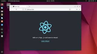 How install react on Ubuntu 22.04 LTS and create react.js application using create-react-app tool