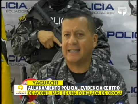 Allanamiento policial evidencia centro de acopio, más de una tonelada de droga