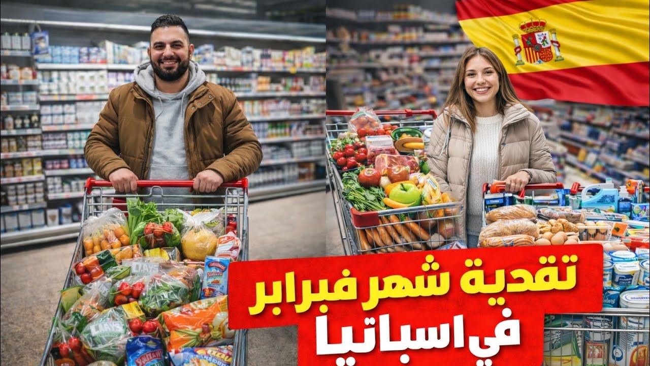 شاركت معاكم أشنو تقديت ب200€في اسبانيا 🇪🇸تقدية شهر نونبر🛒رغم الغلاء🔥عرفي كفاش تقداي بذكاء