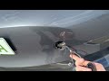 How to open Tesla Model 3 frunk manually?