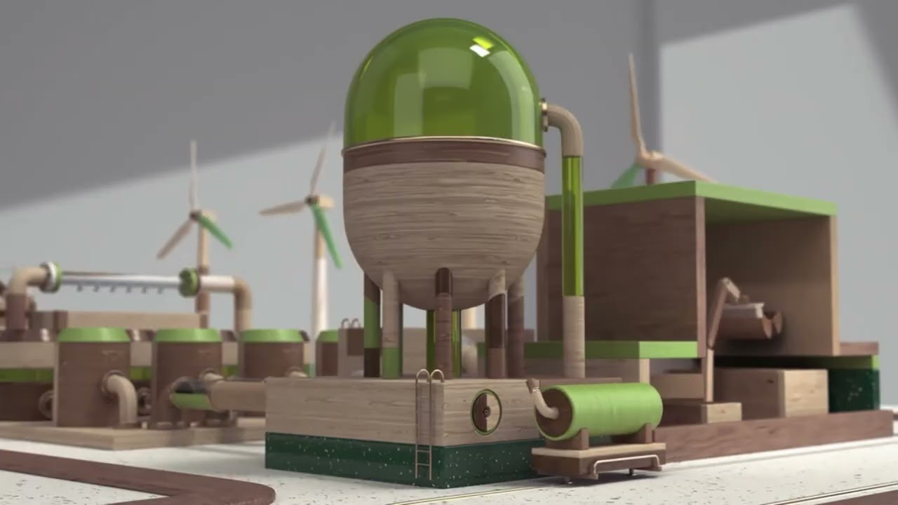 Our dancing paper sludge man shows you around paper sludge, BioLNG, Liquid CO2 & Green Fertilisers!