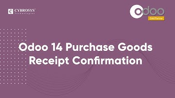 Odoo 14  Purchase Goods Receipt Confirmation | Odoo Functional Tutorials