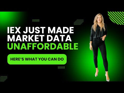 IEX Just Made Market Data Unaffordable ⚠️ - Here’s What You Can Do 💥 - video from Intrinio