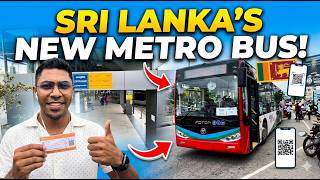 I Tried Sri Lanka’s NEW Metro Bus! 🇱🇰 Kadawatha to Makumbura (Better than a Car)