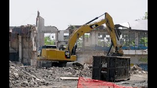 Vacant Cadillac stamping plant being demo'd to clear way for new industrial facility