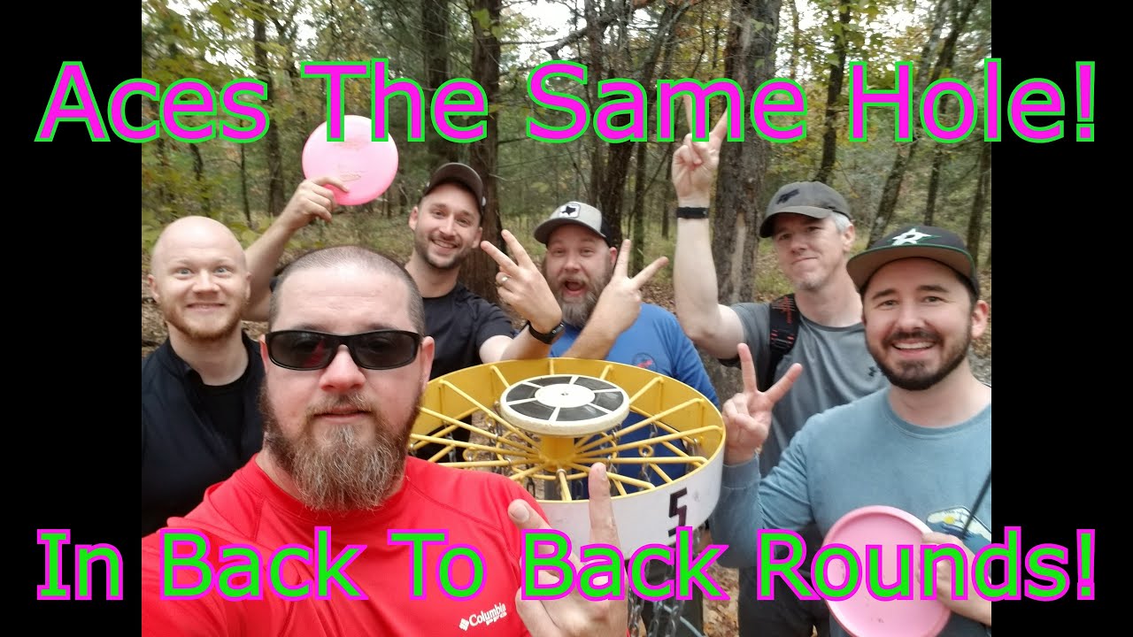 Disc Golf Ace. Ryan Davis Aces The Same Hole In Back To Back Rounds