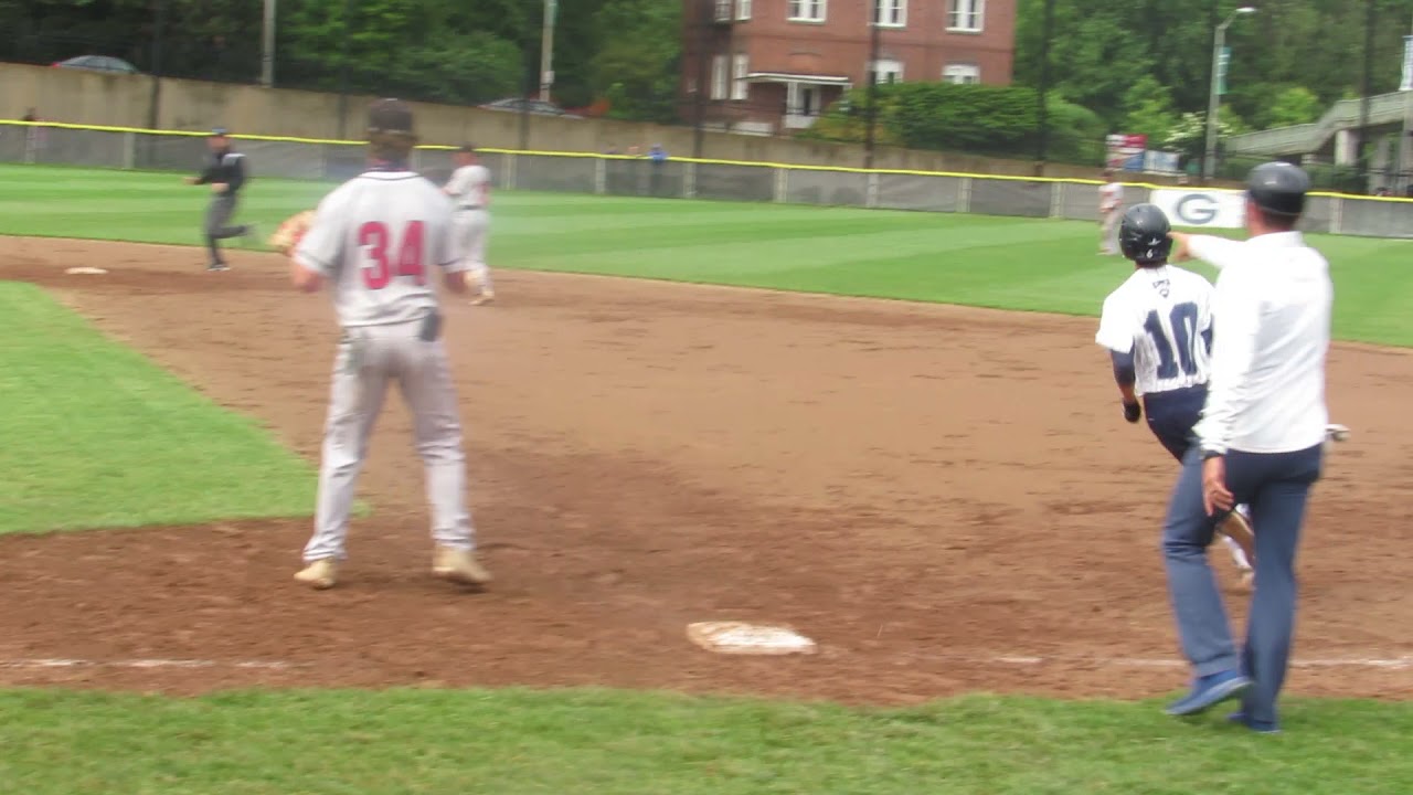 Bishop reaches on error Spalding/Gilman baseball MIAA A finals 05/24/21