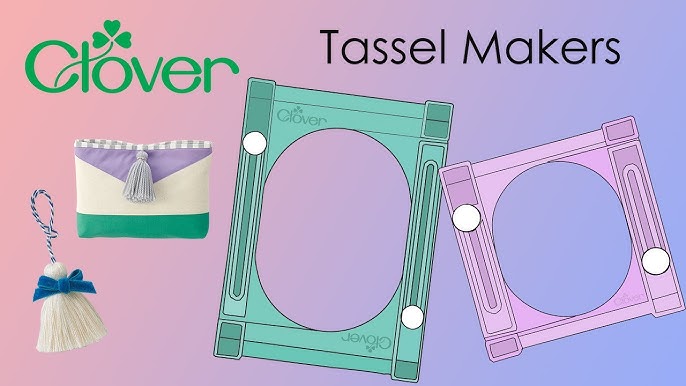 Clover Small Tassel Maker – Hoop and Frame