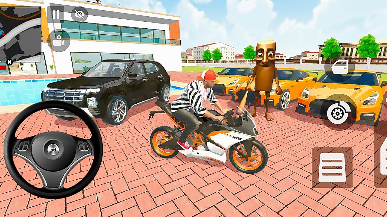 Franklin ne aaj gunde log ko mara 🎮 Indian theft auto simulator Android game 💥🚨