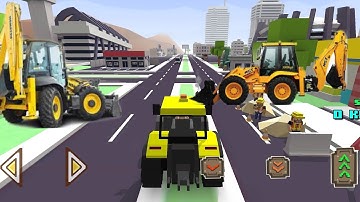 Build a bridge over the highway, the congestion will be reduced - Blocky Farm & Racing NEW PROJECT