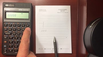 HP 32SII Trigonometry Functions