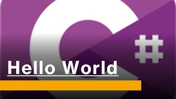 C# Hello World - Step-by-step