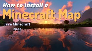 How to Install a Minecraft Map On Java Edition 2022