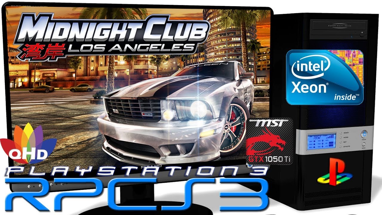 RPCS3  [PS3 Emulator] - Midnight Club: Los Angeles [Gameplay] Xeon  E5-2650v2 #14 - YouTube