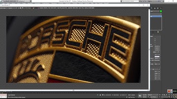 Porsche Logo Rendering in FStorm