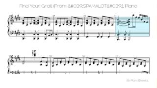 Video thumbnail of "Find Your Grail (From 'SPAMALOT') [Piano Solo]"