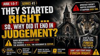 They started right   so, why did it end in judgment? (Jude 1:5-7)
