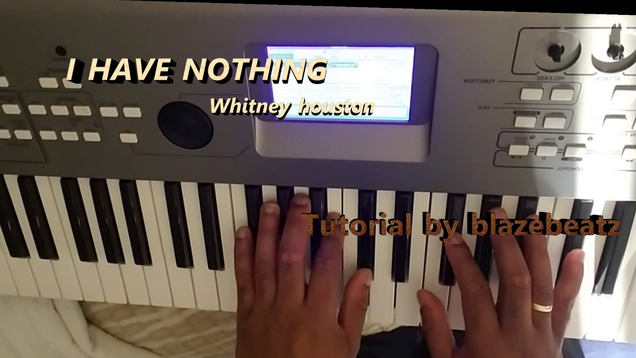 I Have Nothing Whitney Houston Piano Chords
