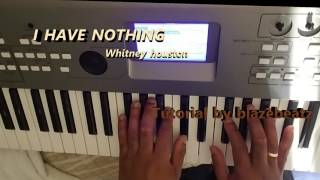 Video thumbnail of "I HAVE NOTHING Whitney Houston(Piano chords)"