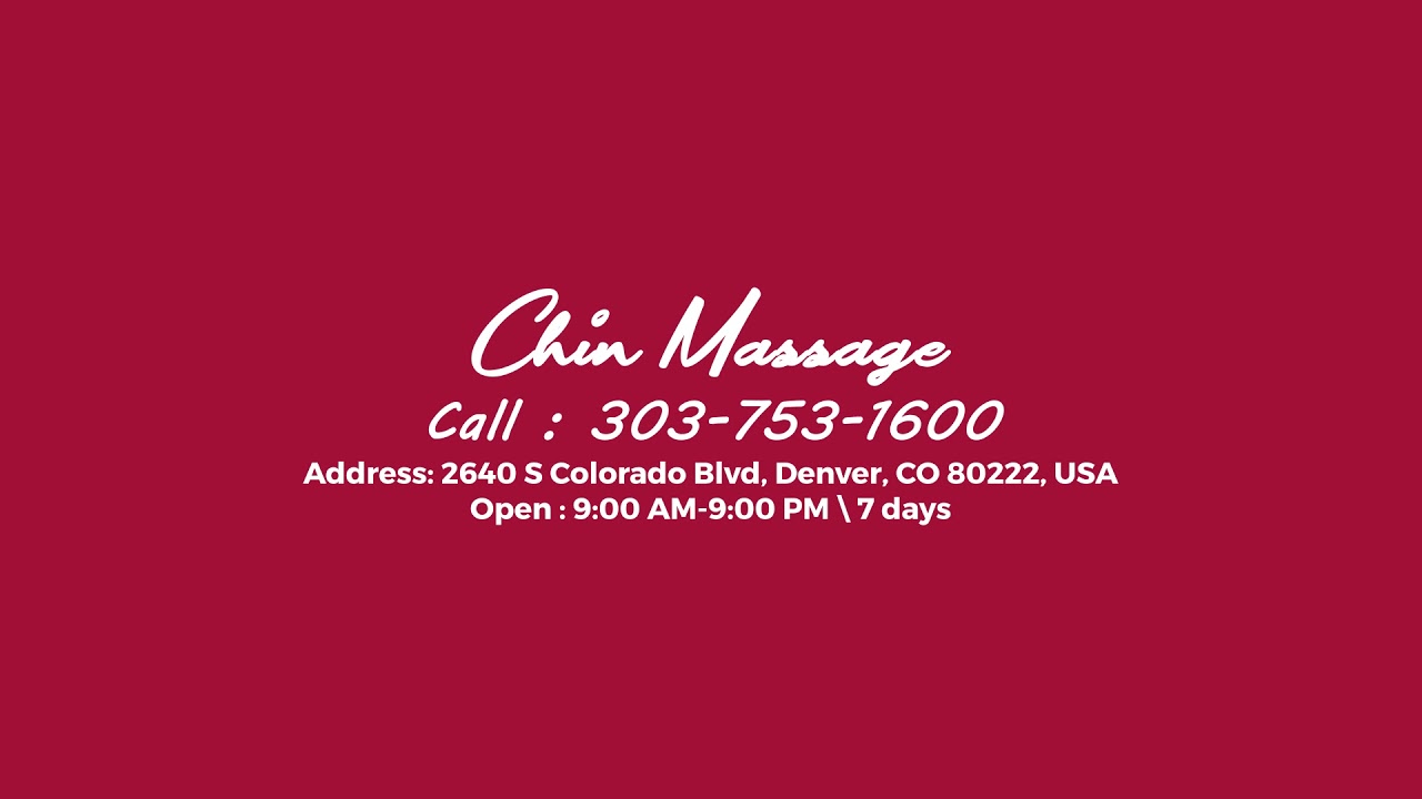 Couples Massage Near Lakewood | Chin Massage Spa