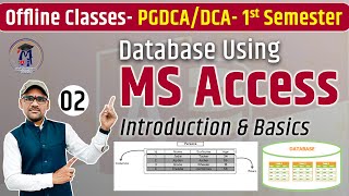 2 Database Using MS Access | Unit-2 Working with Database and Table, DataTypes in Hindi