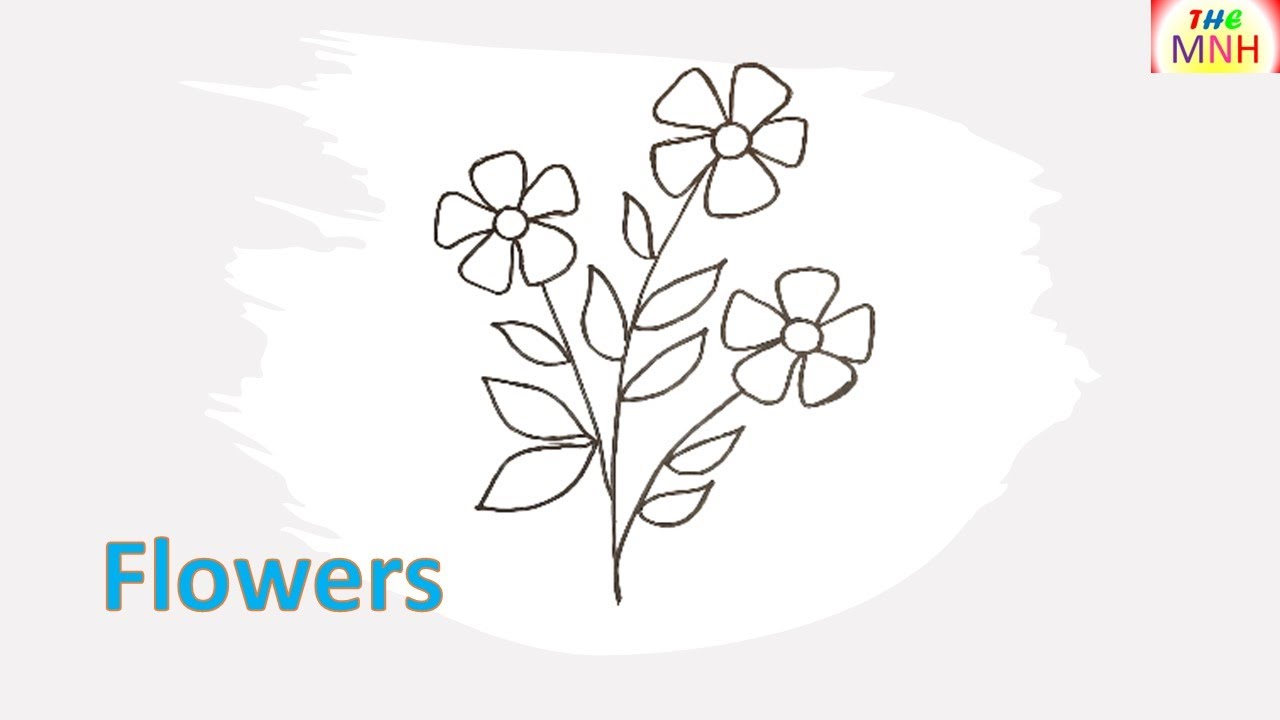 HOW TO DRAW FLOWERS YouTube