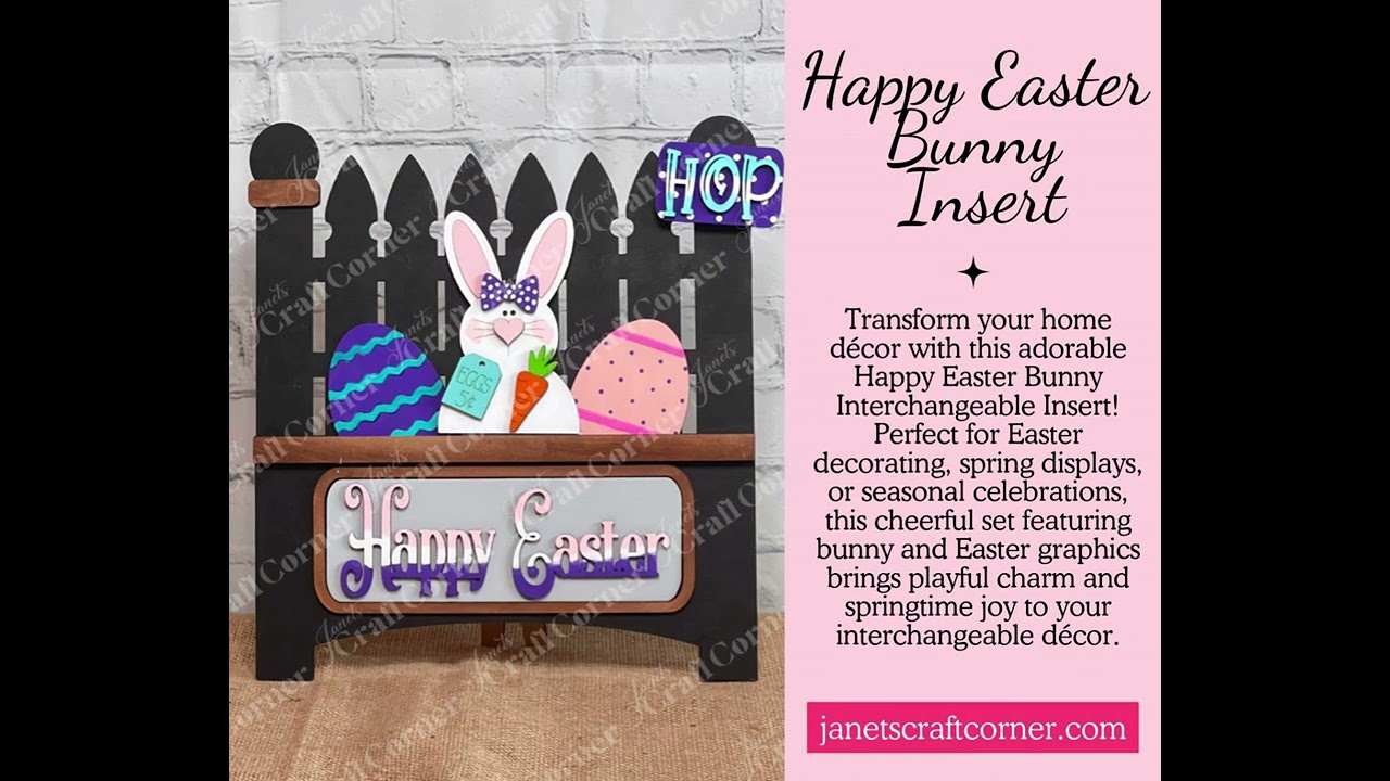 🌸🐰 Hop into Easter with this adorable Happy Easter Bunny Insert! Whether you’re all...