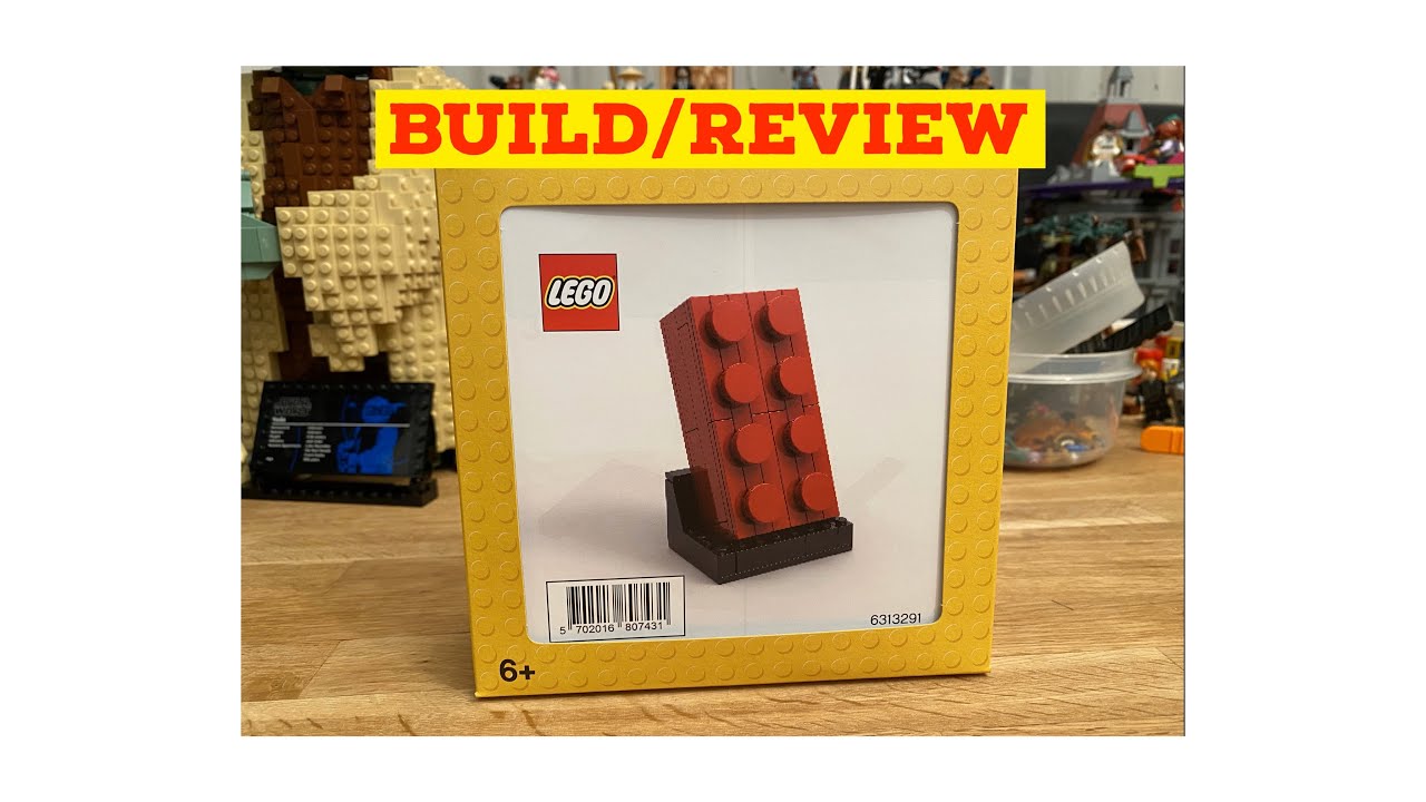 Build/Review - LEGO 5006085 (6313291) Buildable 2x4 Red Brick!