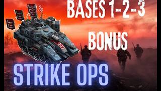 War Commander Strike ops Bases 1-2-3/ Bonus Quick Free Repair Enjoy*