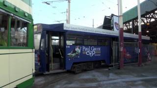 Blackpool Trams December - January 2012