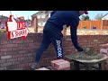 Brickwork Garden wall with a story 🧱🏠Part 3 #bricklaying #Masonry #brickwork