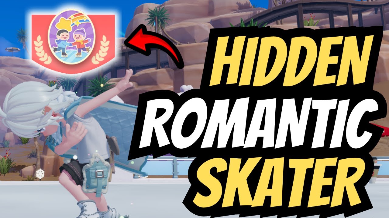 Romantic Skater – Hidden Event Achievement Badge | Meteor Shower Only | Heartopia