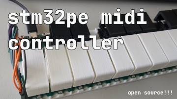 stm32pe midi controller - demo