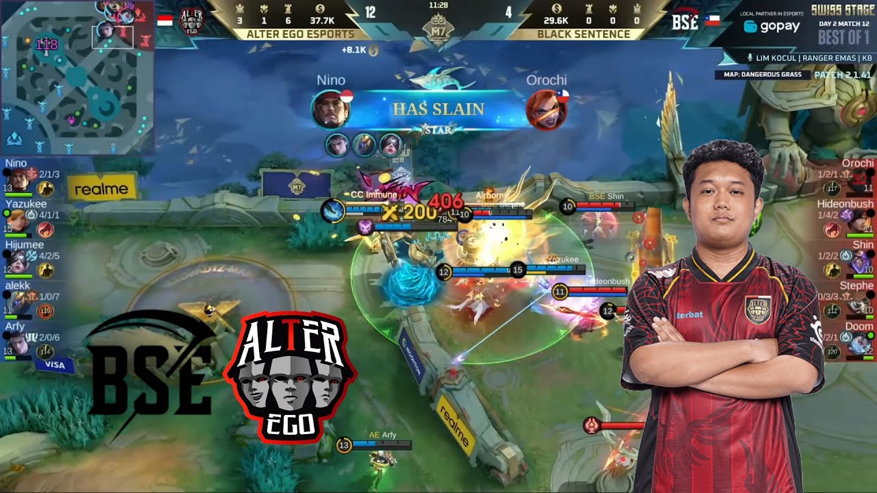 AE VS BSE - FANNY YAZUKEE GILAKK!!! SWISS STAGE HARI 2 - M7 WORLD CHAMPIONSHIP