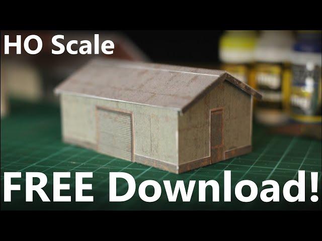 Free Corrugated Iron Paper Building Kit: Step-by-Step Instructions - YouTube free-corrugated-iron-paper-building-kit-step-by-step-instructions-youtube