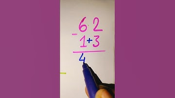 Substract method 🤓#shorts #shortsfeed #maths #mathstricks #foryou #viralvideo #trending #mathematic