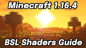 How to Install BSL Shaders and Optifine in Minecraft (1.16.4 / 1.16.5)