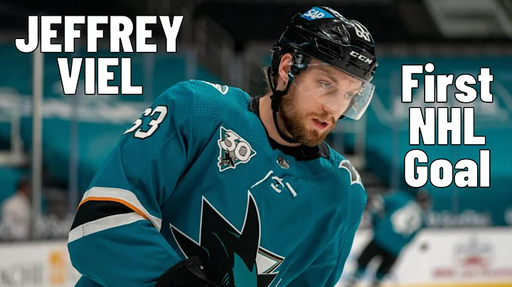 Jeffrey Viel #63 (San Jose Sharks) first NHL goal ...