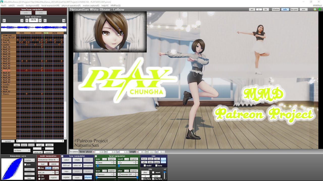 ♡ -真天地開闢集団-ジグザグ ♡ MMD] CHUNG HA - PLAY [WIP2] - YouTube