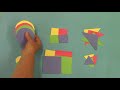 Geometric Shapes and the Attribute Train Game