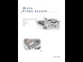 Micro probe system nextron catalogue