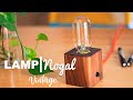 Cómo hacer  Lámpara de Nogal estilo Vintage - How to make a vintage lamp Black Walnut